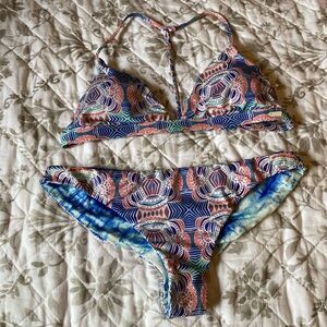 Roxy Reversible Pattern Bikini